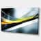 Designart - Glittering Yellow Pattern - Abstract Canvas art print